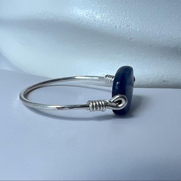 BLUE Kyanite Sterling Silver Ring - Picture 4 of 12